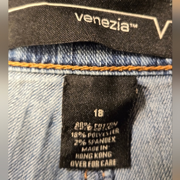 Venezia Denim Petalpushers EUC Size 18 - Picture 3 of 9